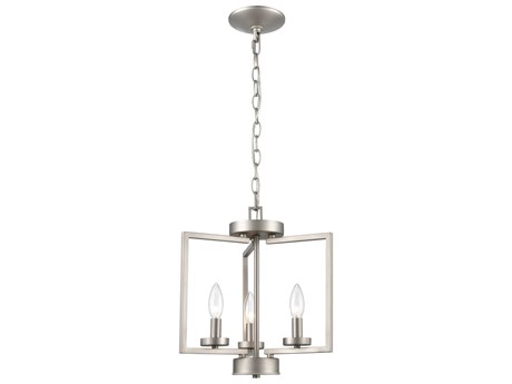 Elk Home West End 3-Light Brushed Nickel Pendant