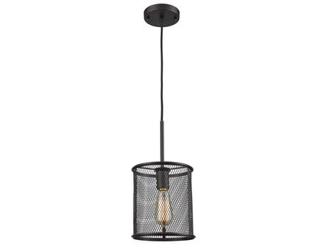 Elk Home Williamsport Oil Rubbed Bronze Cylinder Mini Pendant