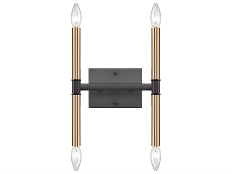 Elk Home Notre Dame 4-Light Oil Rubbed Bronze Gold Wall Sconce