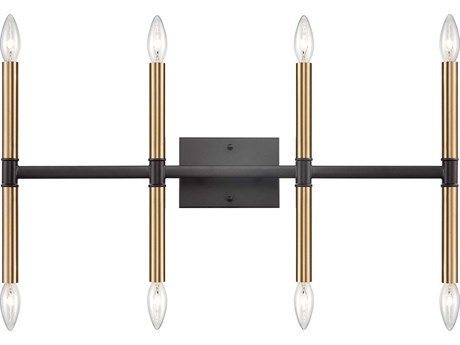 Elk Home Notre Dame 8-Light Oil Rubbed Bronze Gold Vanity Light