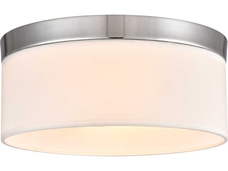 Elk Home 2-Light Chrome Nickel Flush Mount