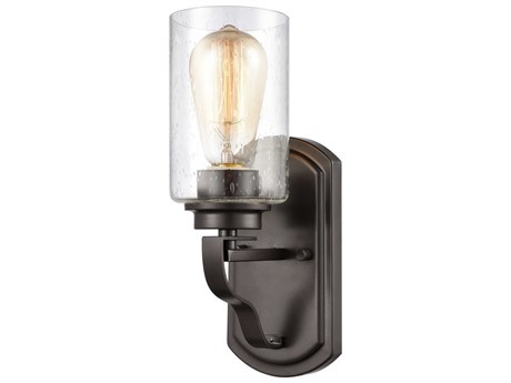 Elk Home Market Square 1-Light Oil Rubbed Bronze Wall Sconce