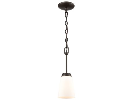 Elk Home Winslow 1-Light Oil Rubbed Bronze Bell Mini Pendant