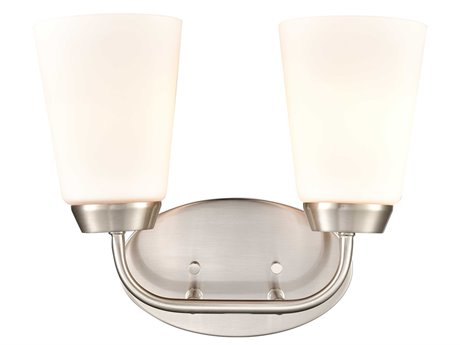 Elk Home Winslow 2-Light Brushed Nickel Vanity Light