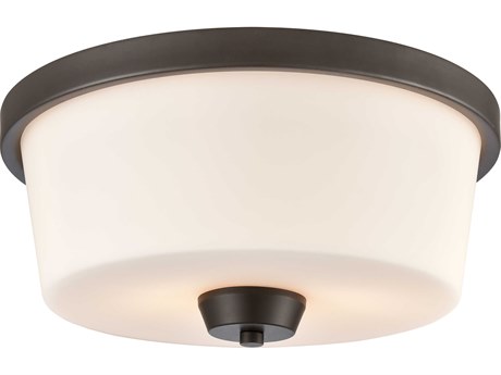 Elk Home Winslow 2-Light Oil Rubbed Bronze Flush Mount