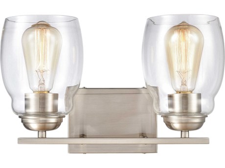 Elk Home Calistoga 2-Light Brushed Nickel Vanity Light