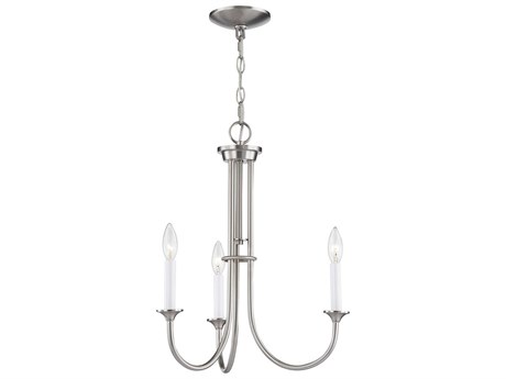 Elk Home Meadowview 3-Light Brushed Nickel Candelabra Chandelier