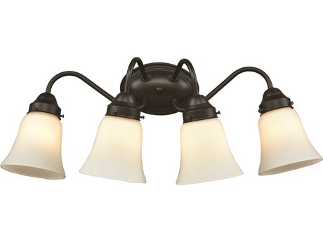 Elk Home Califon 4-Light Oil Rubbed Bronze Glass Vanity Light