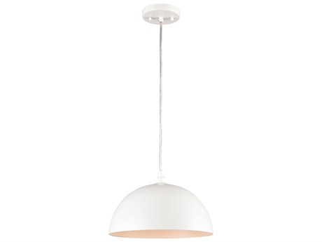 Elk Home Chelsea 1-Light White Dome Mini Pendant