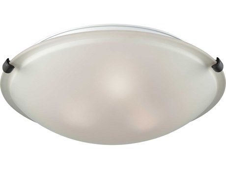 Elk Home Sunglow Brushed Nickel Bowl Flush Mount