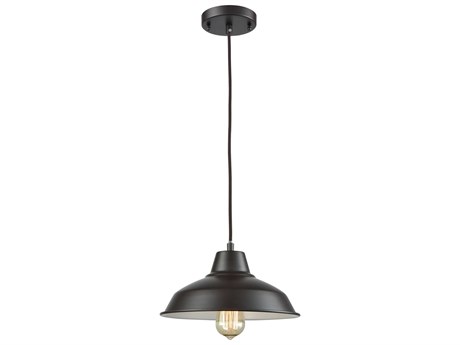 Elk Home Classic Loft 1-Light Oil Rubbed Bronze Bowl Mini Pendant