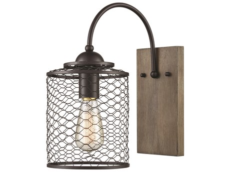 Elk Home 1-Light Oil Rubbed Bronze Wall Sconce