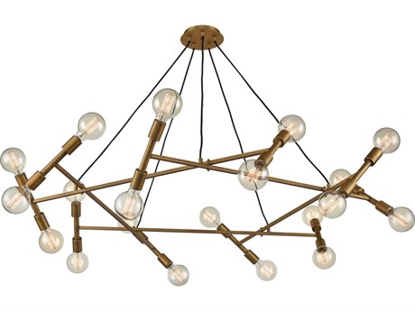 Elk Home 20-Light Antique Brass Chandelier
