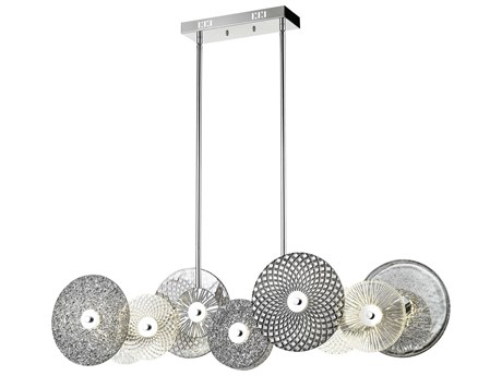 Elk Home Dream Catcher 12-Light Chrome Gray Island Pendant