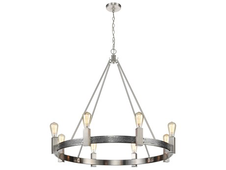 Elk Home Impression 8-Light Silver Satin Nickel Chandelier