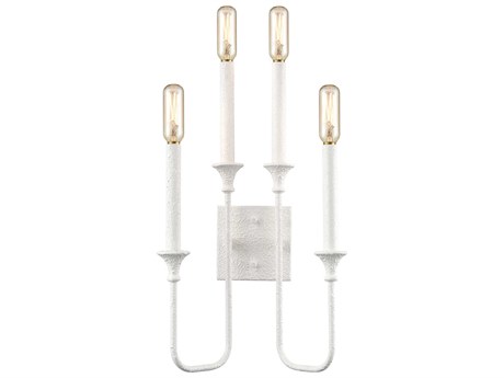 Elk Home Edward 2-Light Matte White Wall Sconce
