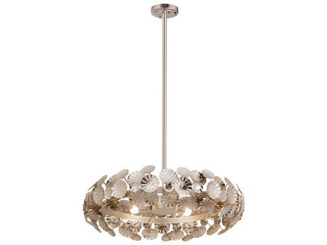 Elk Home 3-Light Nickel Round Pendant