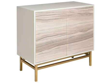Elk Home Almond Brass Accent Chest
