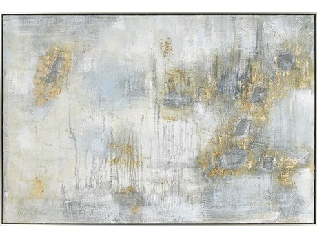 Elk Home Remembered Gold Canvas Wall Art