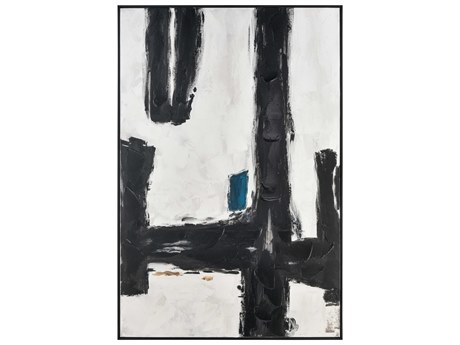 Elk Home Obsidian-I Abstract Canvas Wall Art