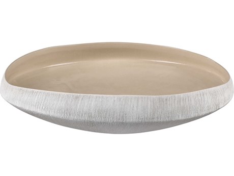 Elk Home Greer Beige / White Decorative Bowl