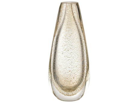 Elk Home Sally Clear / Gold Vase
