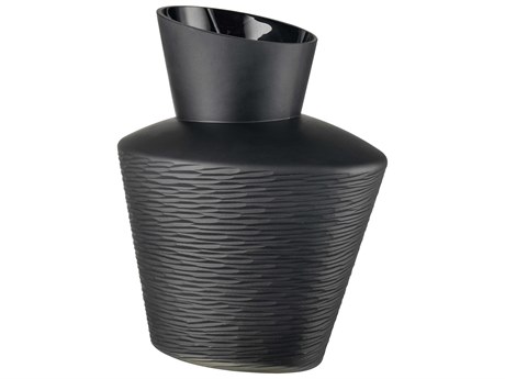 Elk Home Tuxedo Black 12" High Vase