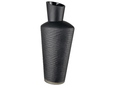 Elk Home Tuxedo Black 19" High Vase