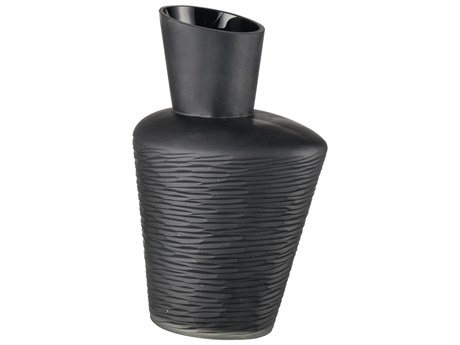 Elk Home Tuxedo Black 14" High Vase