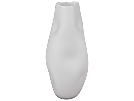 Elk Home Dent White Vase
