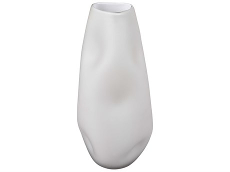 Elk Home Dent White Vase