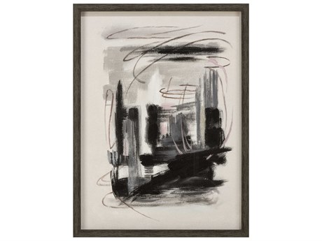 Elk Home Beyer-IV Abstract Framed Wall Art