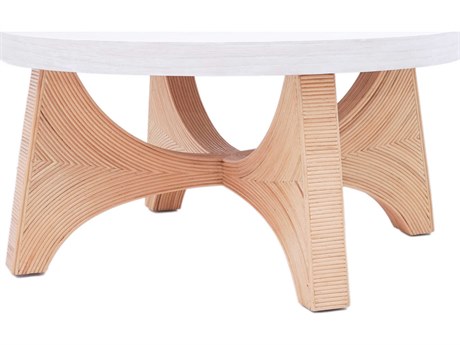 Elk Home Sconset Round Wood Natural Coffee Table