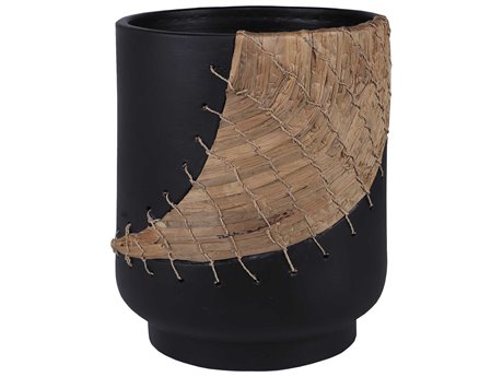 Elk Home Wayde Black / Natural Vase