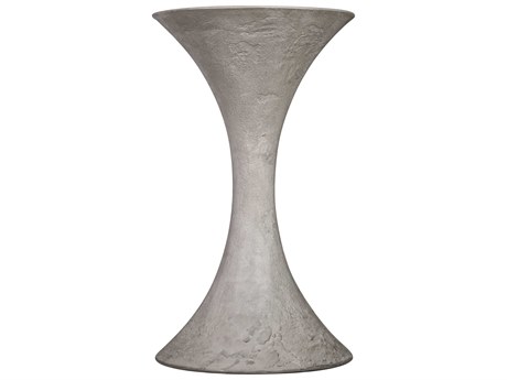 Elk Home Hourglass Weathered Gray 32" High Planter
