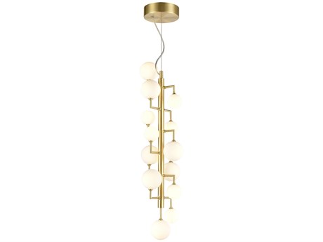 Elk Home 13-Light Gold Glass LED Globe Mini Pendant