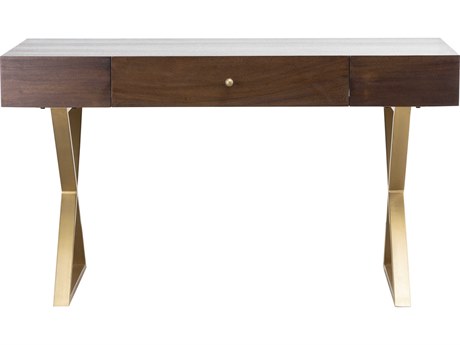 Elk Home Guilford Mahogany Brass Wood Secretary Desk