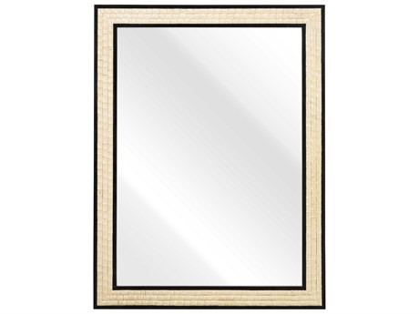 Elk Home Sana White / Black Rectangular Wall Mirror