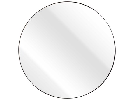 Elk Home Beni Black Round Wall Mirror