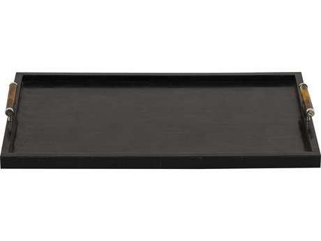 Elk Home Black / Horn / Nickel Serving Tray