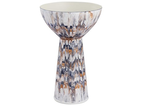 Elk Home Adler Amber / White Decorative Pedestal Bowl