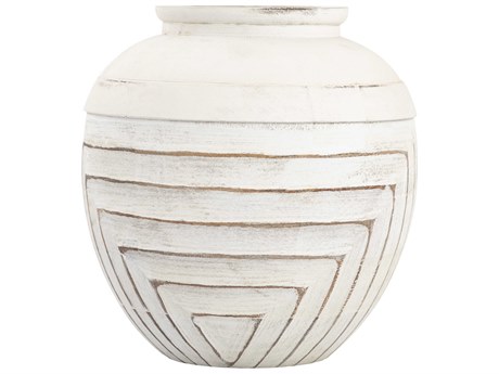 Elk Home Drake White Vase