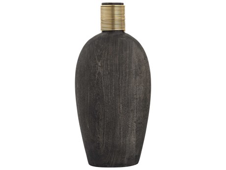 Elk Home Barone Ebonized / Brass Vase