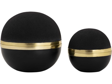 Elk Home Clemmons Matte Black Boxes Set of 2