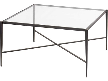 Elk Home Square Glass Bronze Coffee Table