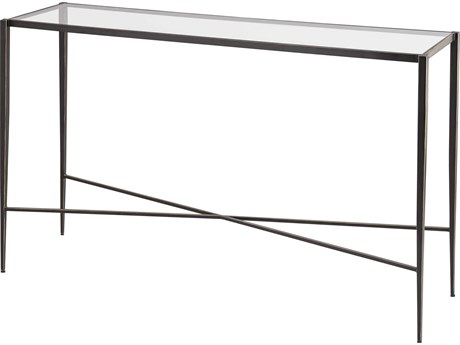 Elk Home Rectangular Glass Bronze Console Table