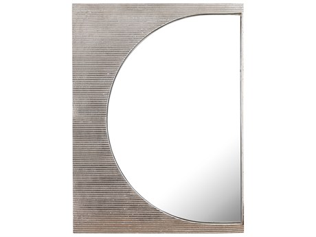 Elk Home Flute Polished Nickel Rectangular Wall Mirror