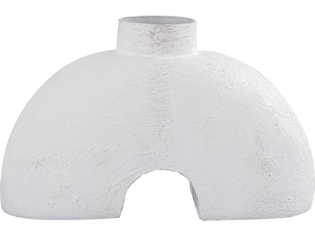 Elk Home Tube Plaster White Vase