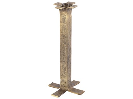 Elk Home Splay Aged Brass 20" High Candle Holder