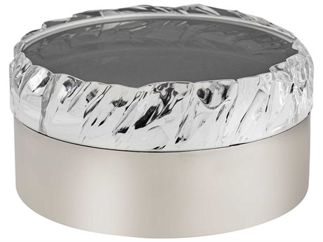 Elk Home Cogar Polished Nickel 7" Round Storage Case